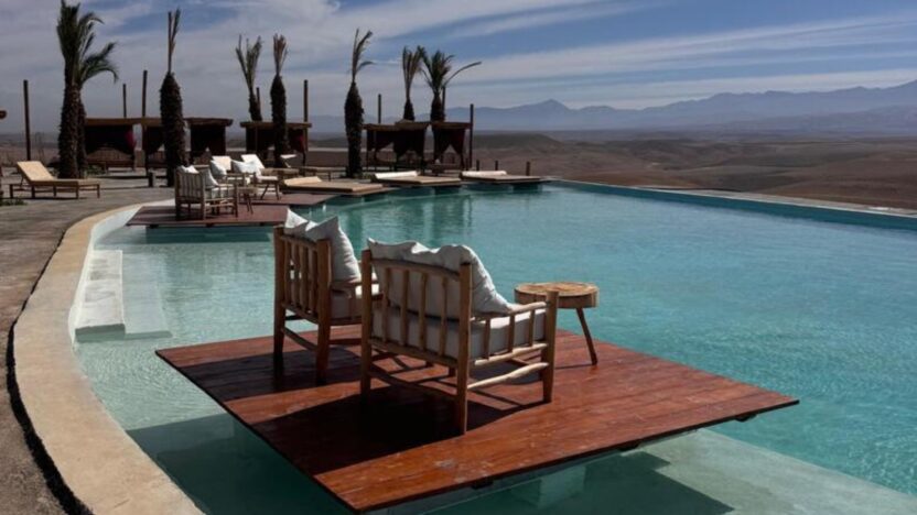 Désert Agafay piscine et bien être