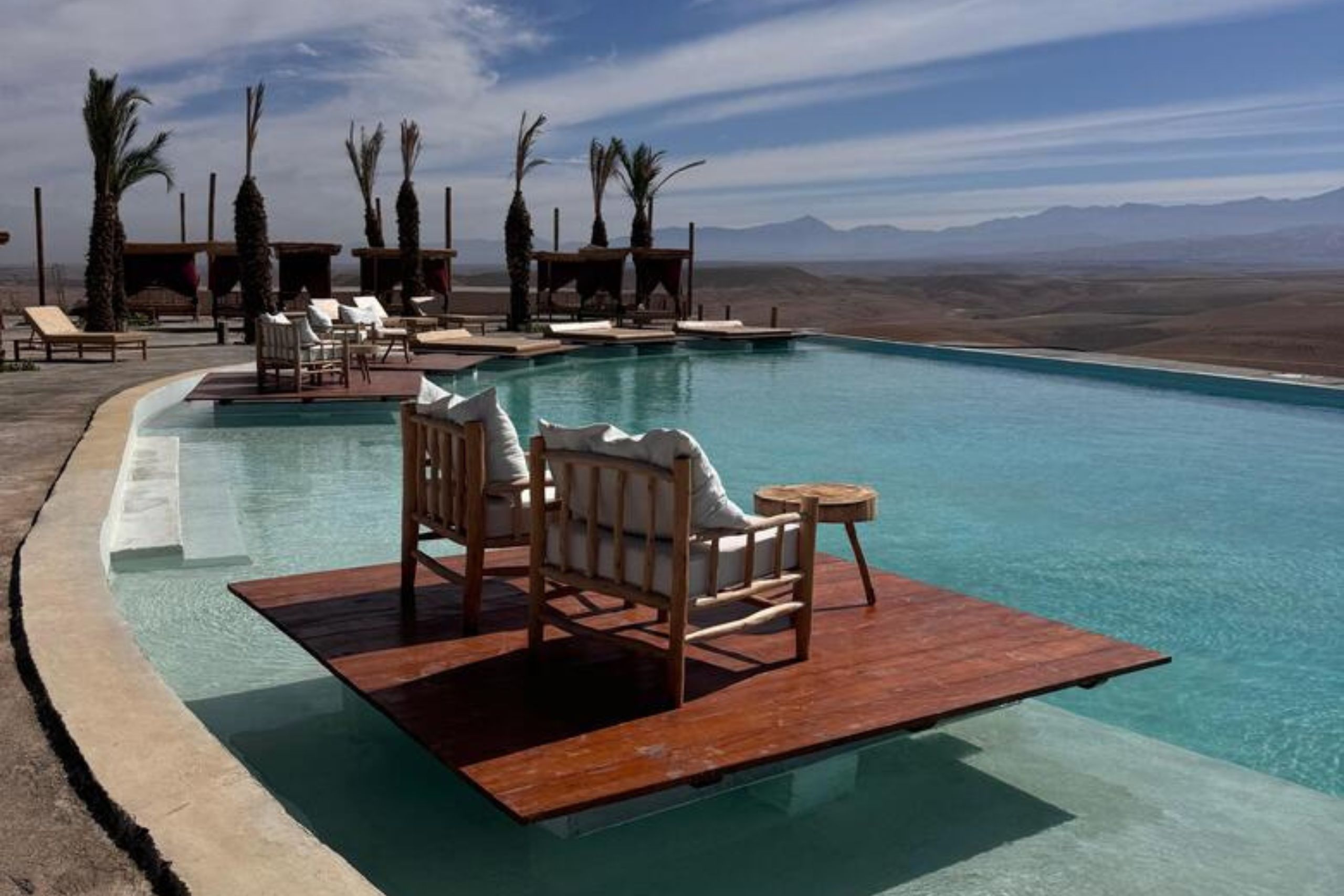 Désert Agafay piscine et bien être