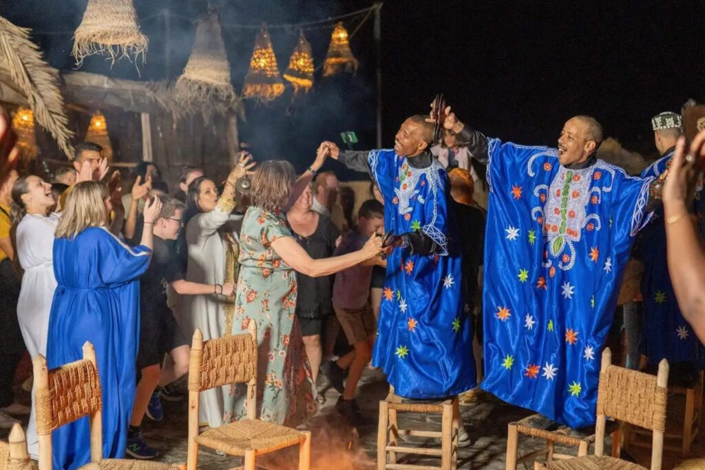 Rencontre culturelle au désert agafay