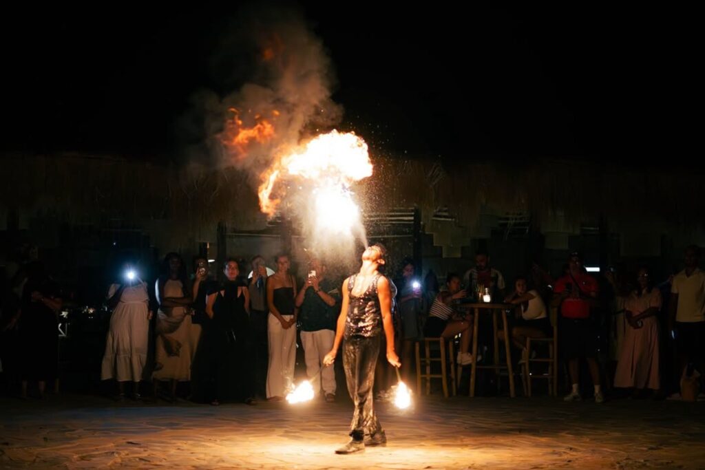 Cracheur de Feu Soirée Agafay